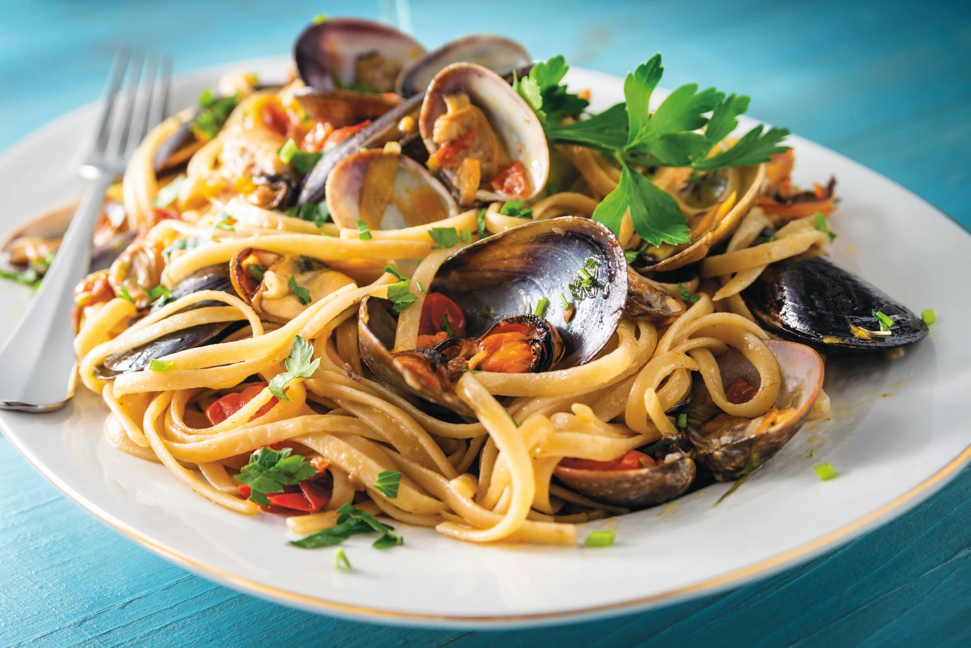 Pasta mit Meeresfrüchten