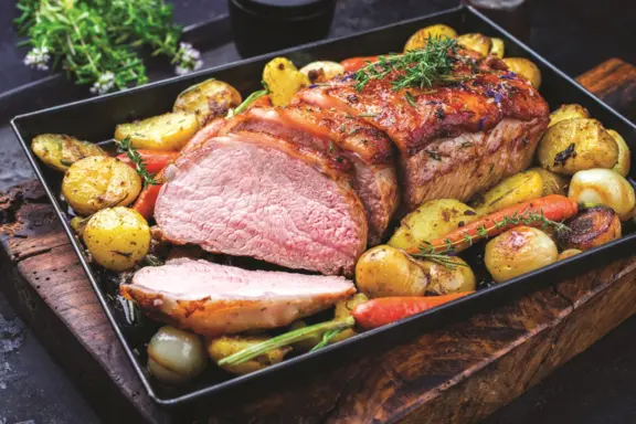 Roti de veau au four